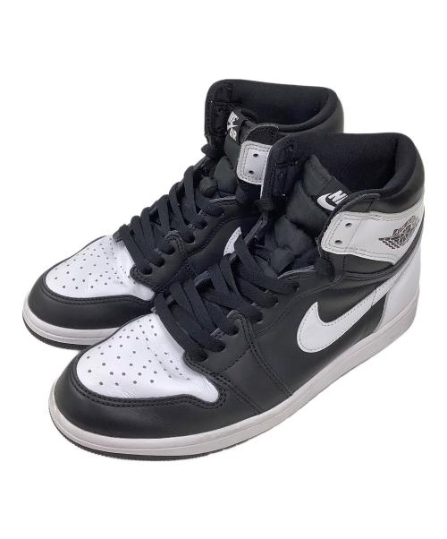 NIKE（ナイキ）NIKE (ナイキ) AIR JORDAN 1 RETRO HIGH OG(エア ジョーダン 1 レトロ ハイ オリジナル) ブラック×ホワイト サイズ:US 9.5の古着・服飾アイテム