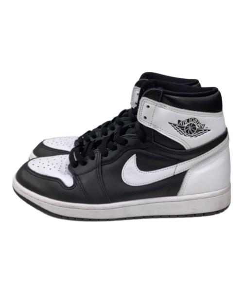 NIKE（ナイキ）NIKE (ナイキ) AIR JORDAN 1 RETRO HIGH OG(エア ジョーダン 1 レトロ ハイ オリジナル) ブラック×ホワイト サイズ:US 9.5の古着・服飾アイテム