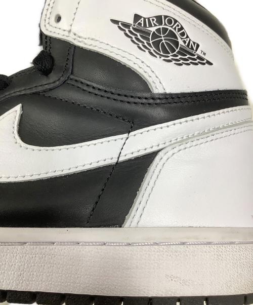 NIKE（ナイキ）NIKE (ナイキ) AIR JORDAN 1 RETRO HIGH OG(エア ジョーダン 1 レトロ ハイ オリジナル) ブラック×ホワイト サイズ:US 9.5の古着・服飾アイテム