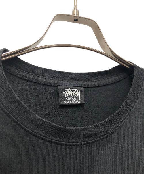 stussy（ステューシー）stussy (ステューシー) SPACEMAN DYED TEE ブラック サイズ:Lの古着・服飾アイテム