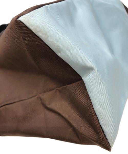 Herve Chapelier（エルベシャプリエ）Herve Chapelier (エルベシャプリエ) 舟型トートバッグ ブラウン×ブルーの古着・服飾アイテム