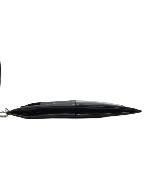 Maison Margiela（メゾンマルジェラ）Maison Margiela (メゾンマルジェラ) PHONE NECK POUCH WITH CHAIN フォンネックポーチ ブラックの古着・服飾アイテム