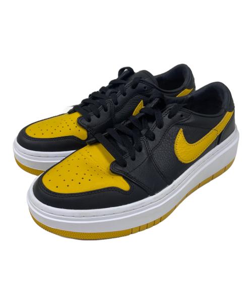 NIKE（ナイキ）NIKE (ナイキ) AIR JORDAN 1 LOW ELEVATE(エアジョーダン1 ロー エレベート) ブラック×イエロー サイズ:26の古着・服飾アイテム