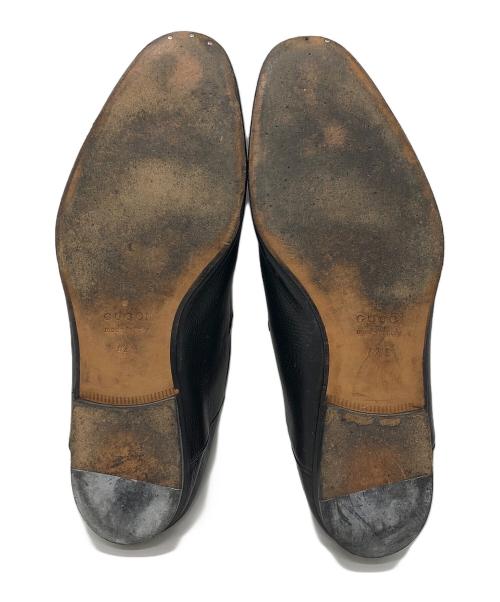 GUCCI（グッチ）GUCCI (グッチ) スリッポン ブラック サイズ:42の古着・服飾アイテム