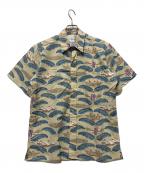 reyn spoonerレイン スプナー）の古着「半袖シャツ」｜ベージュ