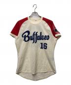 近鉄バファローズキンテツバファローズ）の古着「公式レプリカユニフォーム」｜アイボリー×レッド