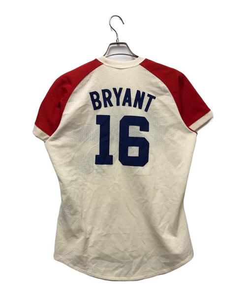 近鉄バファローズ（キンテツバファローズ）近鉄バファローズ (キンテツバファローズ) 公式レプリカユニフォーム アイボリー×レッド サイズ:Mの古着・服飾アイテム