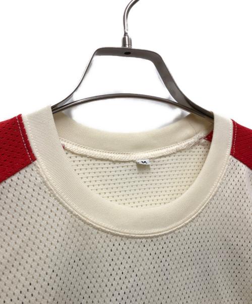 近鉄バファローズ（キンテツバファローズ）近鉄バファローズ (キンテツバファローズ) 公式レプリカユニフォーム アイボリー×レッド サイズ:Mの古着・服飾アイテム