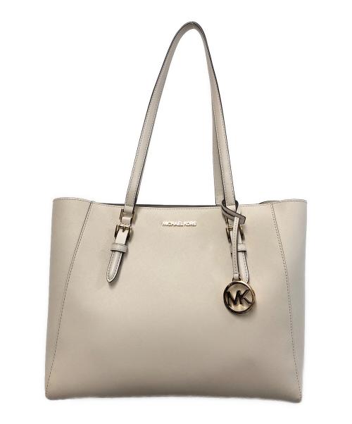 MICHAEL KORS（マイケル・コース）MICHAEL KORS (マイケル・コース) トートバッグ アイボリーの古着・服飾アイテム