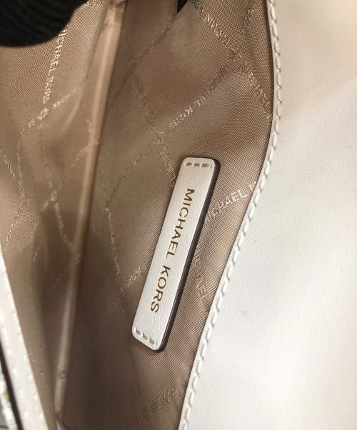 MICHAEL KORS（マイケル・コース）MICHAEL KORS (マイケル・コース) トートバッグ アイボリーの古着・服飾アイテム