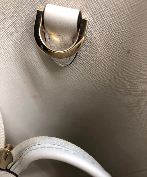 MICHAEL KORS（マイケル・コース）MICHAEL KORS (マイケル・コース) トートバッグ アイボリーの古着・服飾アイテム