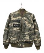 AVIREXアヴィレックス）の古着「フライトジャケット」｜オリーブ