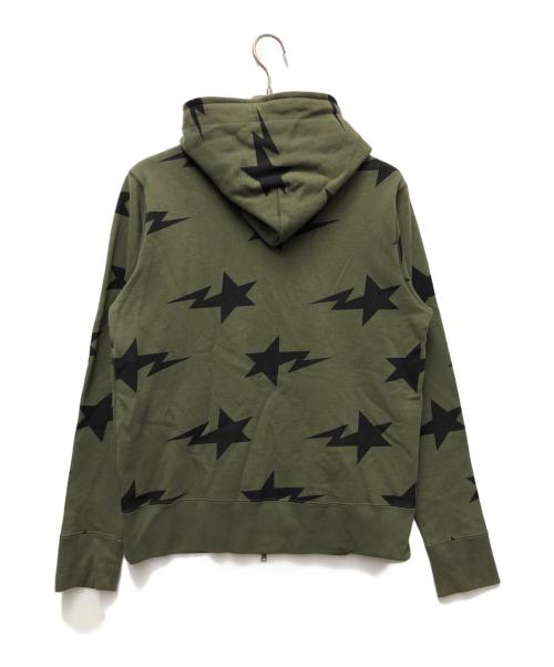 A BATHING APE（ア ベイシング エイプ）A BATHING APE (ア ベイシング エイプ) ジップパーカー ブラウン サイズ:Lの古着・服飾アイテム