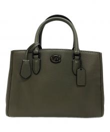 COACH（コーチ）の古着「 ブルック キャリーオール28」｜グリーン