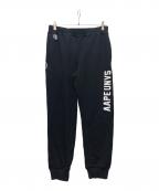 Aape BY A BATHING APEエーエイプ バイ アベイシングエイプ）の古着「スウェットパンツ」｜ブラック