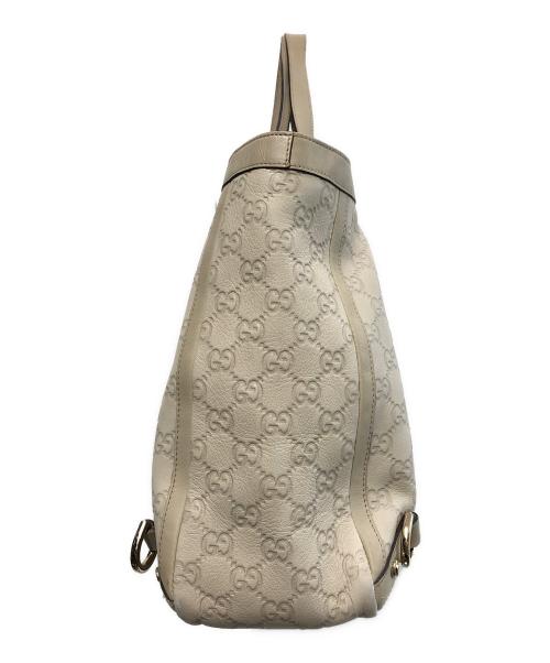 GUCCI（グッチ）GUCCI (グッチ) アビートートバッグ アイボリーの古着・服飾アイテム