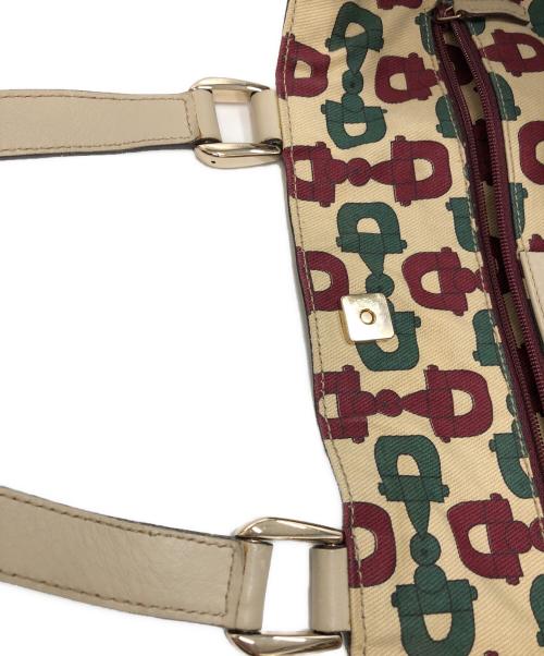 GUCCI（グッチ）GUCCI (グッチ) アビートートバッグ アイボリーの古着・服飾アイテム