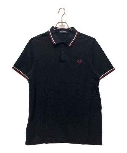 FRED PERRY（フレッドペリー）FRED PERRY (フレッドペリー) ポロシャツ ネイビー サイズ:Lの古着・服飾アイテム