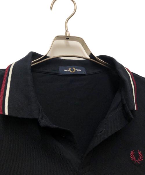 FRED PERRY（フレッドペリー）FRED PERRY (フレッドペリー) ポロシャツ ネイビー サイズ:Lの古着・服飾アイテム