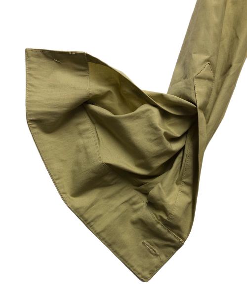 maison kitsune（メゾンキツネ）maison kitsune (メゾンキツネ) ボールドフォックスヘッドリラックスド シャツ ベージュ サイズ:Mの古着・服飾アイテム