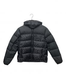 COACH（コーチ）の古着「シグネチャー フーデッド パッファー ジャケット」｜ブラック