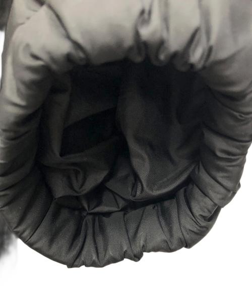 COACH（コーチ）COACH (コーチ) シグネチャー フーデッド パッファー ジャケット ブラック サイズ:Sの古着・服飾アイテム