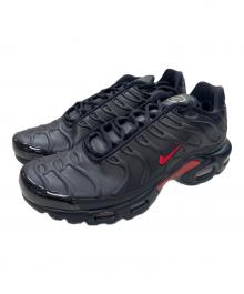 NIKE（ナイキ）の古着「Air Max Plus Premium BlackUniversity Red(エアアマックス　プラス　ブラックユニバーシティー　レッド)」｜ブラック×レッド