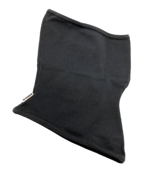 JIL SANDER（ジルサンダー）JIL SANDER (ジルサンダー) ネックウォーマー ブラックの古着・服飾アイテム