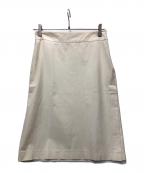 JIL SANDERジルサンダー）の古着「サイドスリットスカート」｜ベージュ