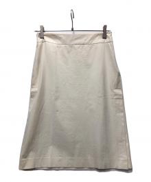 JIL SANDER（ジルサンダー）の古着「サイドスリットスカート」｜ベージュ