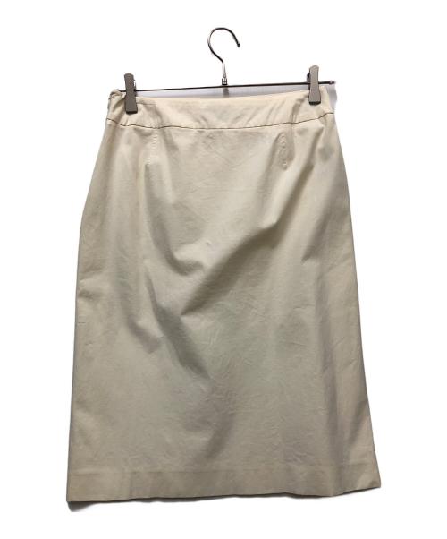 JIL SANDER（ジルサンダー）JIL SANDER (ジルサンダー) サイドスリットスカート ベージュ サイズ:Sの古着・服飾アイテム