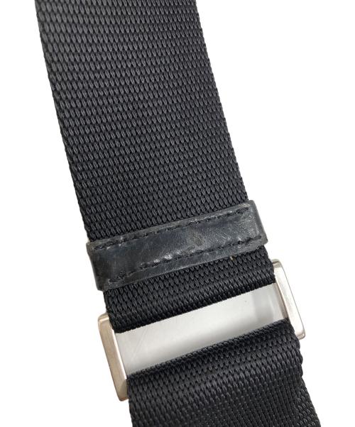 PRADA（プラダ）PRADA (プラダ) ナイロンメッセンジャーバッグ ブラックの古着・服飾アイテム