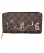 LOUIS VUITTONルイ ヴィトン）の古着「ダミエジッピーウォレットヴィオレ長財布」