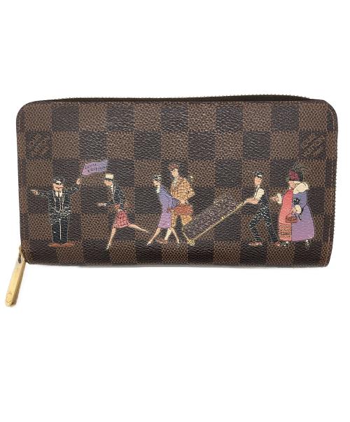 LOUIS VUITTON（ルイ ヴィトン）LOUIS VUITTON (ルイ ヴィトン) ダミエジッピーウォレットヴィオレ長財布の古着・服飾アイテム