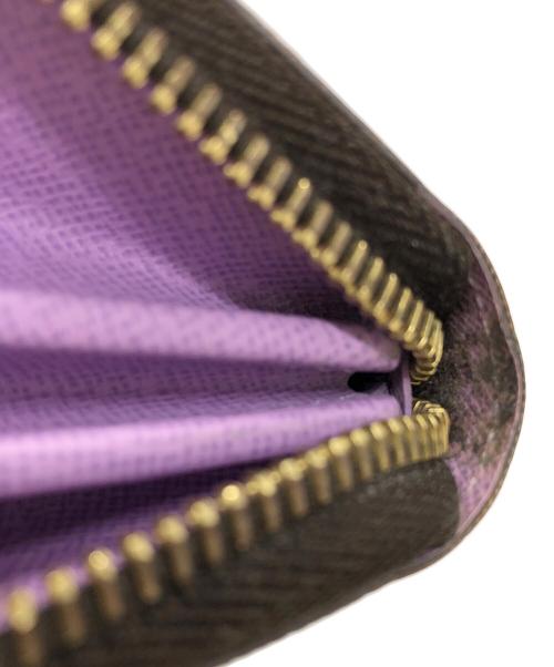 LOUIS VUITTON（ルイ ヴィトン）LOUIS VUITTON (ルイ ヴィトン) ダミエジッピーウォレットヴィオレ長財布の古着・服飾アイテム