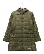 mont-bellモンベル）の古着「中綿コート」｜グリーン×ネイビー