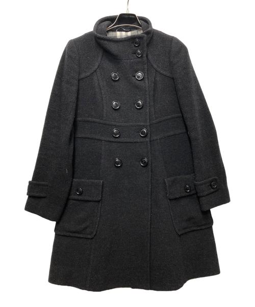 BURBERRY BLUE LABEL（バーバリーロンドンブルーレーベル）BURBERRY BLUE LABEL (バーバリーロンドンブルーレーベル) ロングコート グレー サイズ:40の古着・服飾アイテム