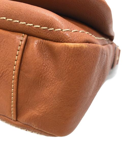 土屋鞄（ツチヤカバン）土屋鞄 (ツチヤカバン) レザーショルダーバッグ ブラウンの古着・服飾アイテム