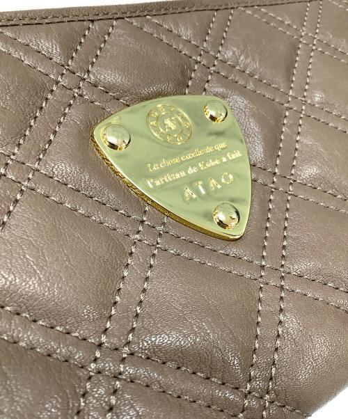 ATAO（アタオ）ATAO (アタオ) ブーブー・ラフダイヤモンド　ポシェット ブラウンの古着・服飾アイテム