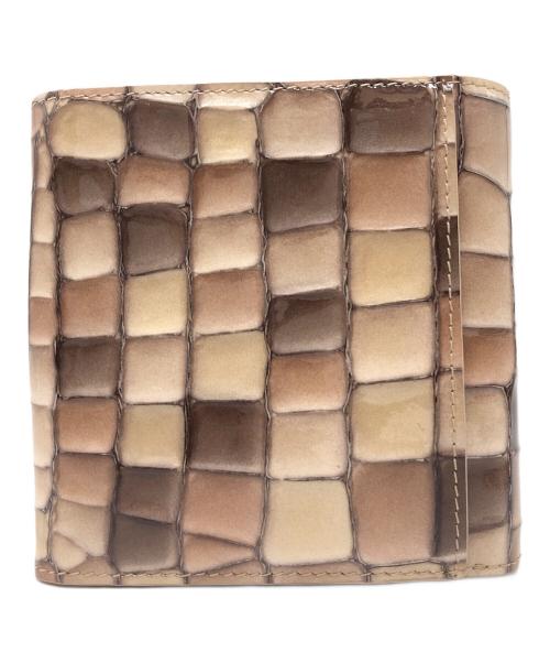 ATAO（アタオ）ATAO (アタオ) 2つ折り財布 ベージュの古着・服飾アイテム