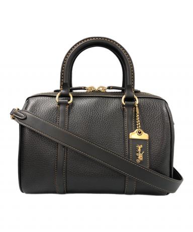 中古・古着通販】COACH (コーチ) ルビーサッチェル25バッグ ブラック