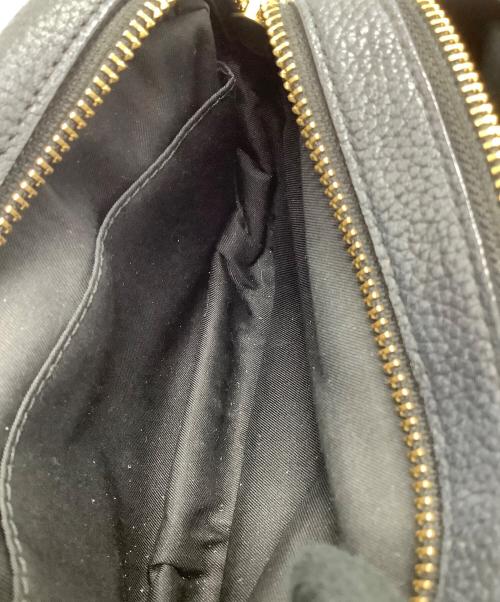 TORY BURCH（トリーバーチ）TORY BURCH (トリーバーチ) ペリーボンベ　ショルダーバッグ ブラックの古着・服飾アイテム