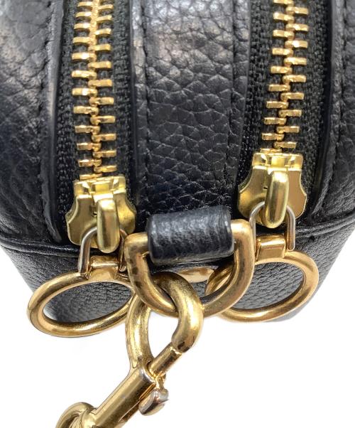 TORY BURCH（トリーバーチ）TORY BURCH (トリーバーチ) ペリーボンベ　ショルダーバッグ ブラックの古着・服飾アイテム