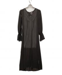 U by SPICK&SPAN（ユー バイ スピック＆スパン）の古着「長袖ワンピース」｜ブラウン