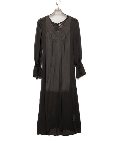 U by SPICK&SPAN（ユー バイ スピック＆スパン）U by SPICK&SPAN (ユー バイ スピック＆スパン) 長袖ワンピース ブラウン サイズ:36の古着・服飾アイテム