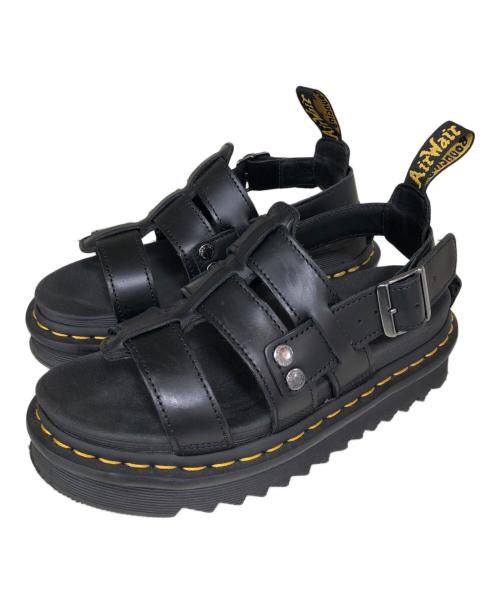 Dr.Martens（ドクターマーチン）Dr.Martens (ドクターマーチン) アンクルストラップサンダル ブラック サイズ:UK3の古着・服飾アイテム