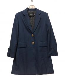 COACH（コーチ）の古着「ターンロックチェスターコート」｜ネイビー