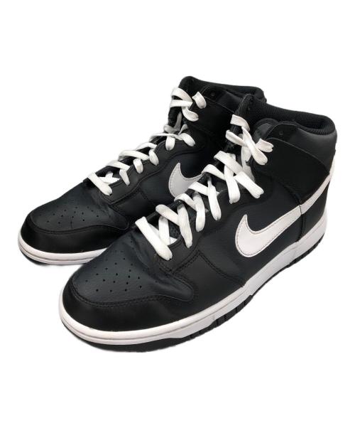 NIKE（ナイキ）NIKE (ナイキ) ミッドカットスニーカー ブラック×ホワイト サイズ:27.5cmの古着・服飾アイテム