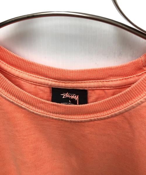 stussy（ステューシー）stussy (ステューシー) 半袖カットソー ピンク サイズ:Lの古着・服飾アイテム