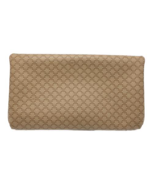 CELINE（セリーヌ）CELINE (セリーヌ) クラッチバッグ ベージュの古着・服飾アイテム